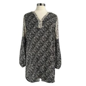 ANDREE BLUE Tunic Top / Mini Dress M